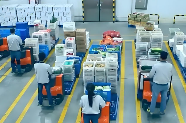 专业的配送团队